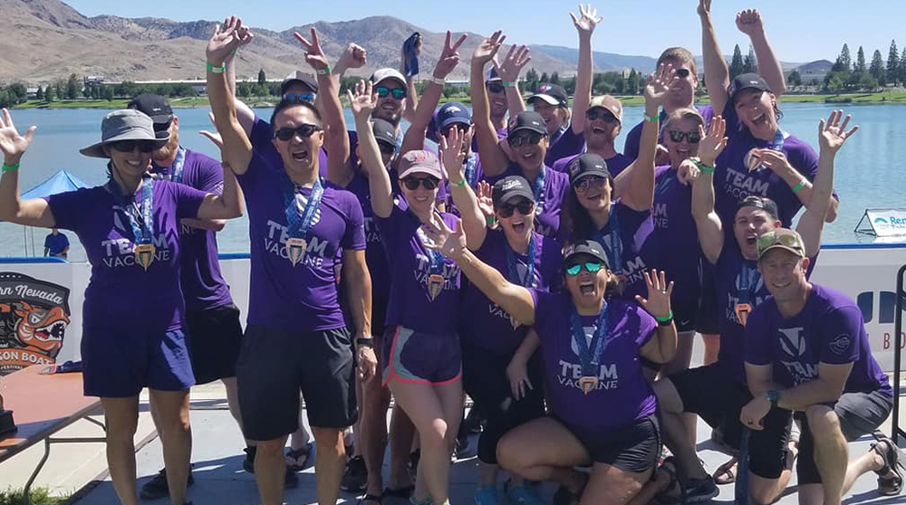 Dragon boat team