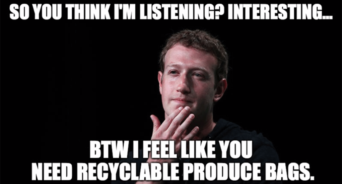 facebook is listening