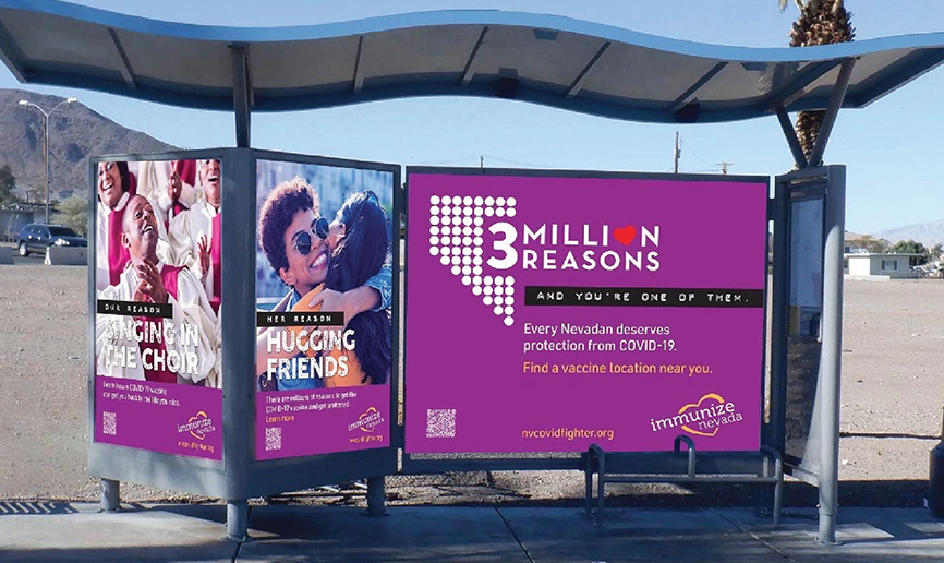3 Million Reasons Bus Shelter