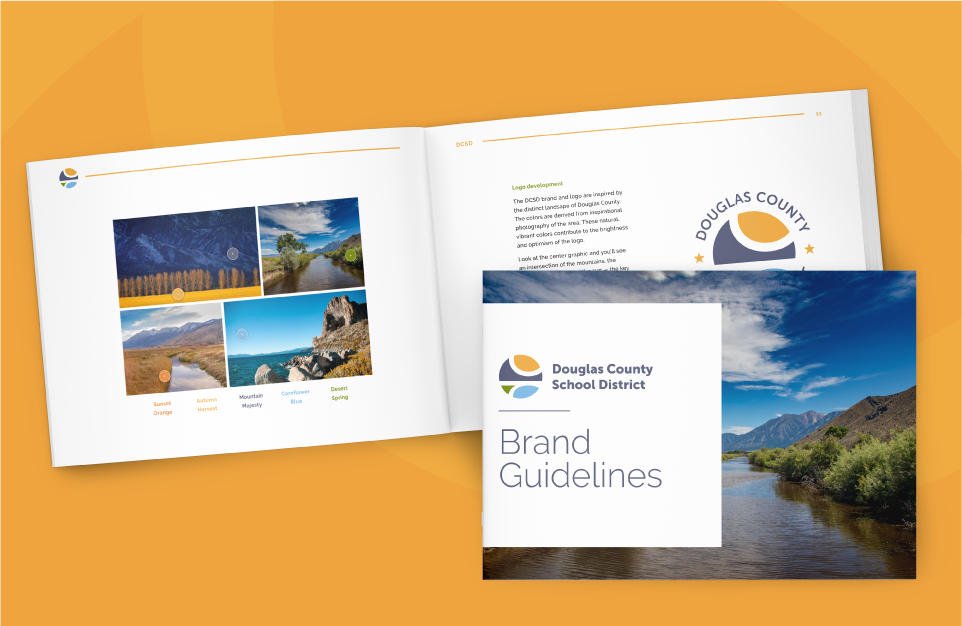 Douglas County School District brand guidelines book