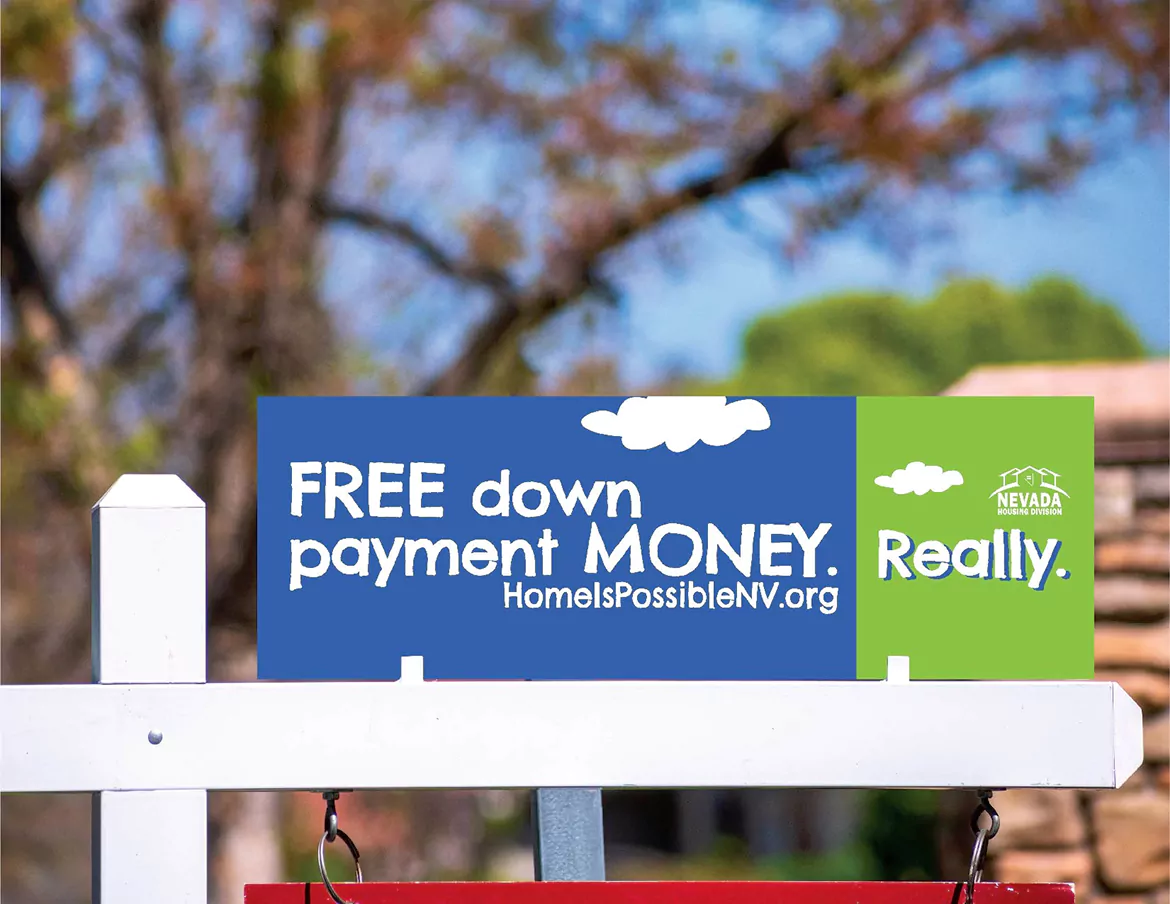 Nevada Housing Division for sale signage