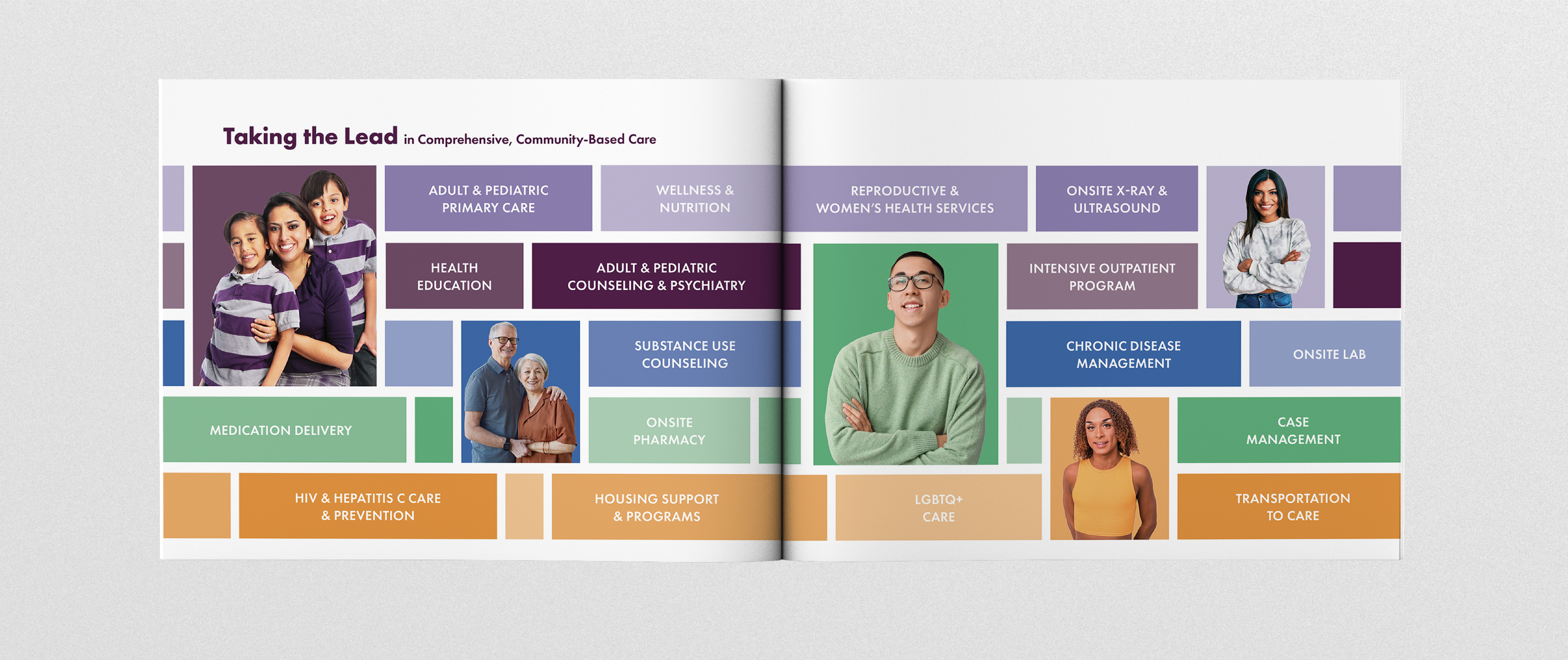 2022 annual report open to services page