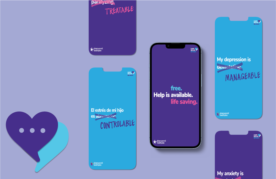 Hope Means Nevada youth suicide prevention ads