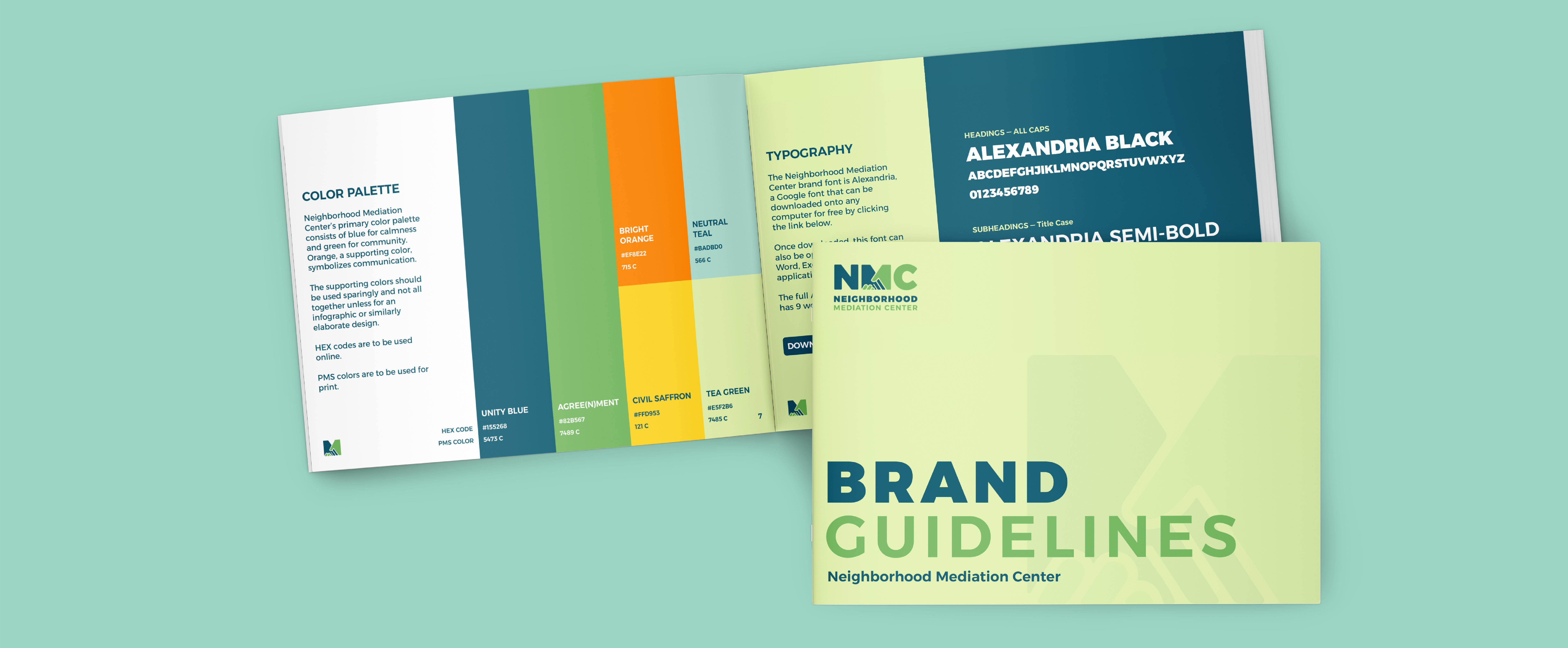 neighborhood mediation center brand guidelines