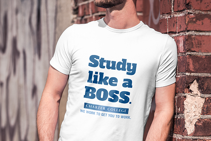 Study Like a Boss - Charter College - Graphics