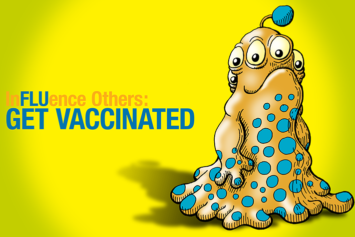 InFluence Others: Get Vaccinated Graphics
