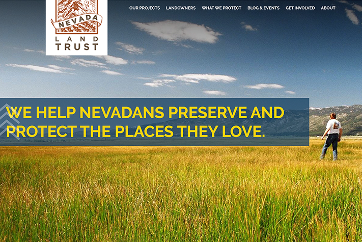 Nevada Land Trust Website Graphics