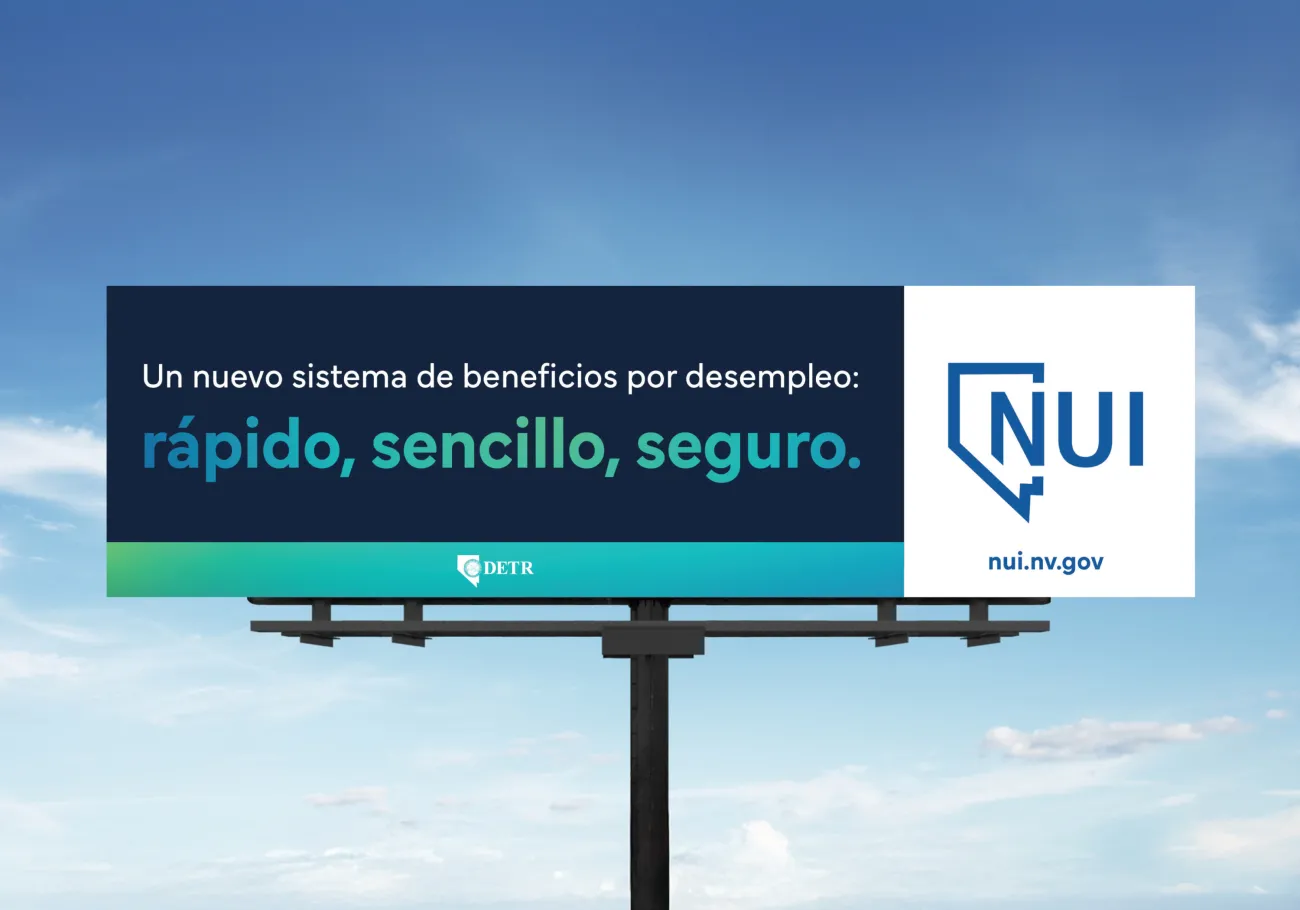 Spanish-language billboard